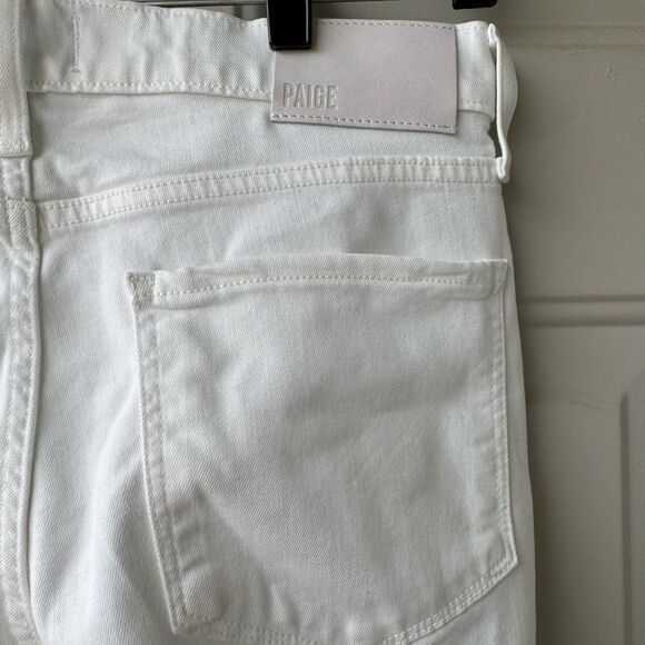 Paige Men's Transcend Lennox Icecap Slim Fit White Jeans Size 30 Inseam 36” - Picture 7 of 10